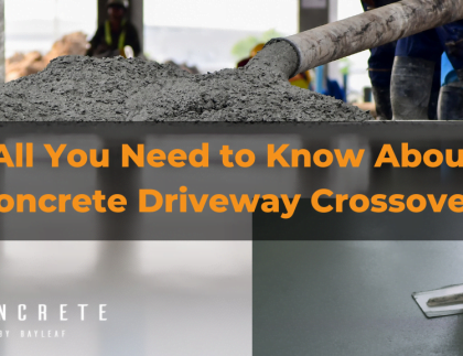 Concrete Driveway Crossovers
