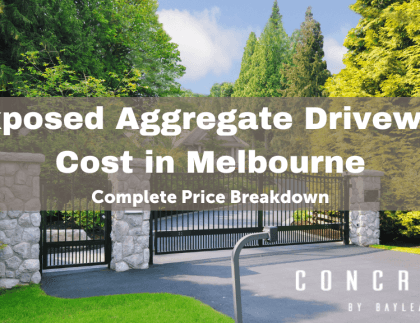 Exposed Aggregate Driveway Cost in Melbourne