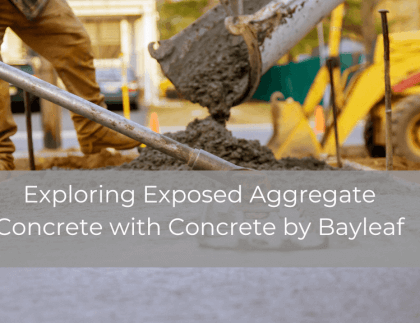 Exposed Aggregate Concrete