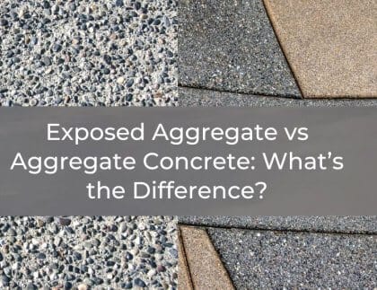 exposed aggregate vs aggregate concrete