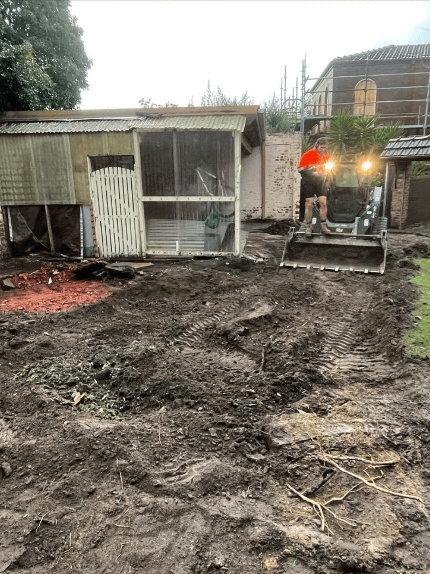 exposed aggregate concrete driveway