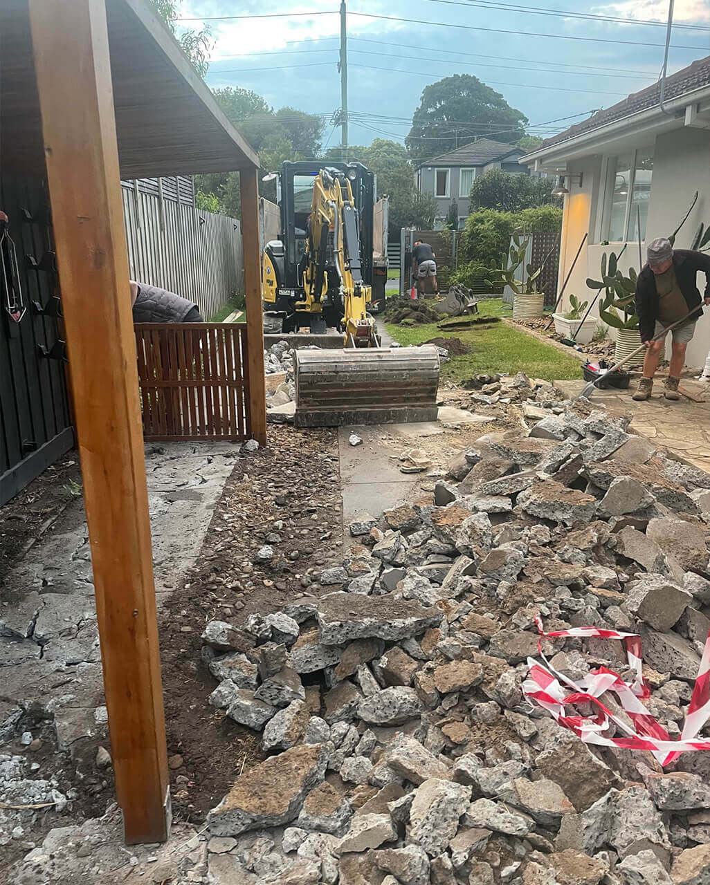 exposed aggregate pathway contractors Melbourne